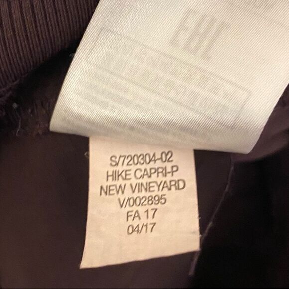 Gap fit Street To Studio hiking purple lightweight crop nylon pants S - Picture 10 of 10